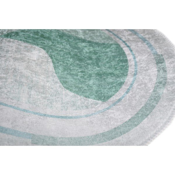 Krem/tirkizni perivi okrugli tepih ø 80 cm Yuvarlak – Vitaus-image-2