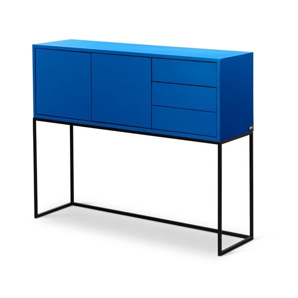 Plava niska komoda 113x88,5 cm Scott – Really Nice Things-image-2
