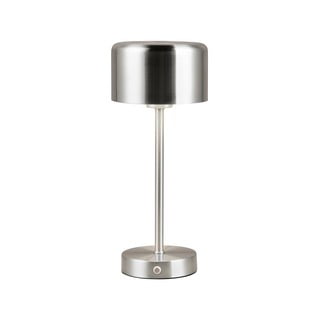 LED stolna lampa s mogućnosti zatamnjivanja u srebrnoj boji (visina 30 cm) Jeff – Trio