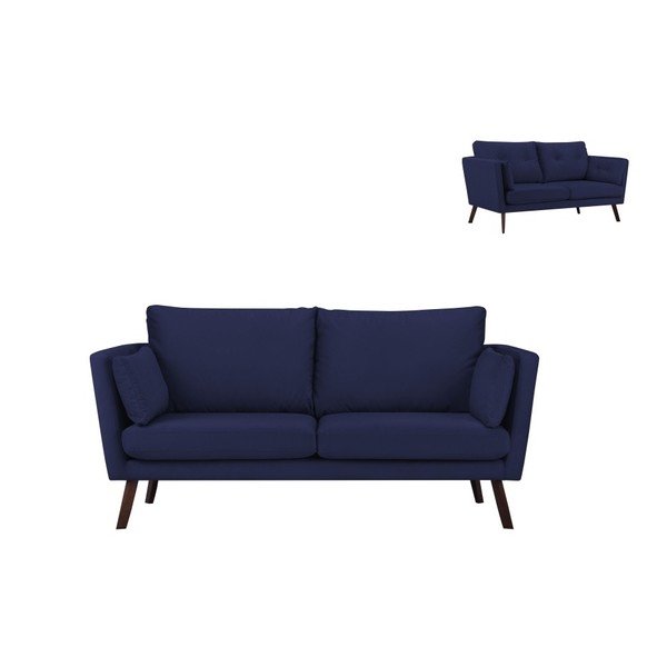 Mornarsko plava trosjeda kauč Mazzini Sofas Elena-image-1