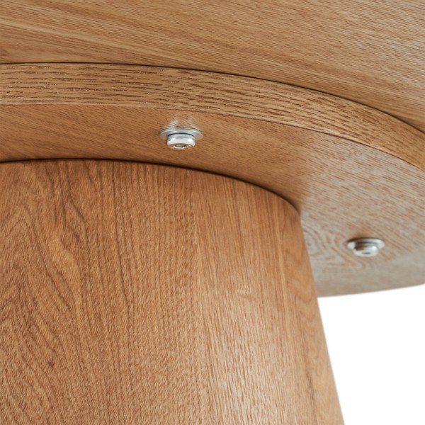 Stolić za kavu u dekoru hrasta u prirodnoj boji ø 60 cm Tango – Furnhouse-image-4