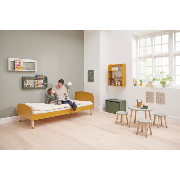 Svijetlozeleni dječji stol Flexa Dots, ø 60 cm-image-4