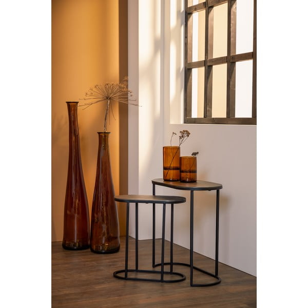 Metalni pomoćni stolići u setu 2 kom 26x53 cm Bocov – Light & Living-image-1