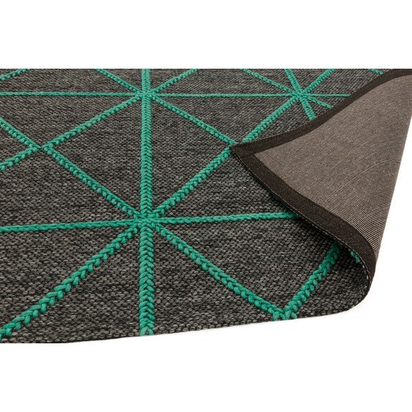 Crno-zeleni tepih Asiatic Carpets Prism, 120 x 170 cm-image-1