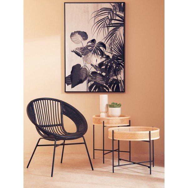 Okrugao stolić za kavu od ratana u prirodnoj boji ø 60 cm Depok – Premier Housewares-image-3