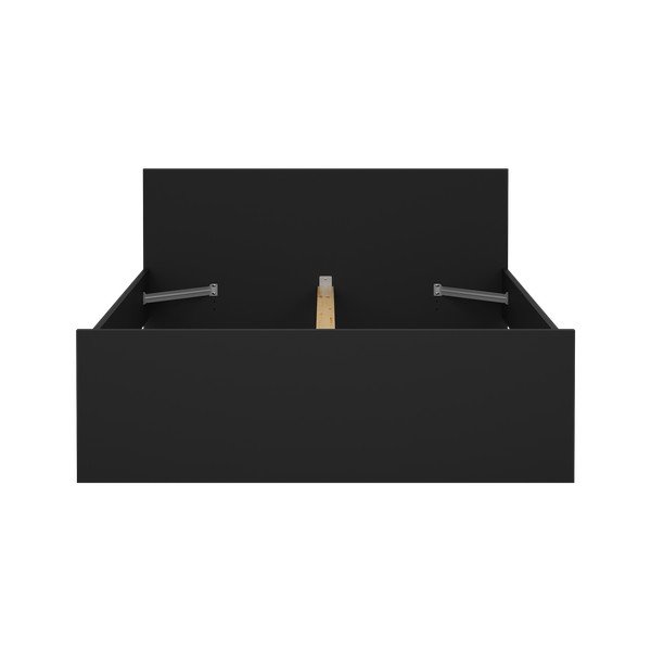 Crni bračni krevet 140x190 cm Naia – Tvilum-image-3
