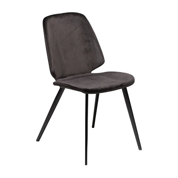 Crna stolica za blagovanje DAN – FORM Denmark Swing Velvet