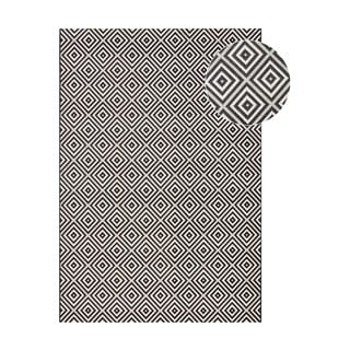 Crno-bijeli vanjski tepih NORTHRUGS Karo, 140 x 200 cm