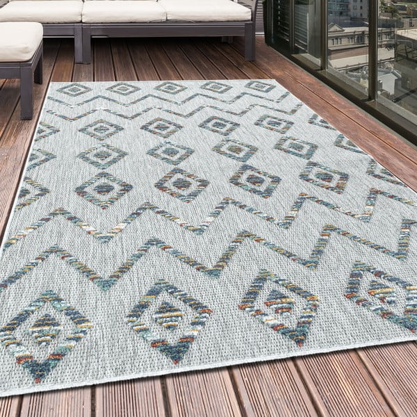 Svijetlo siva vanjska staza 80x250 cm Bahama – Ayyildiz Carpets-image-1