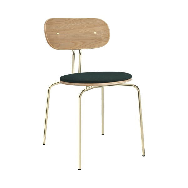 Tamno zelena/u zlatnoj boji blagovaonska stolica Curious – UMAGE