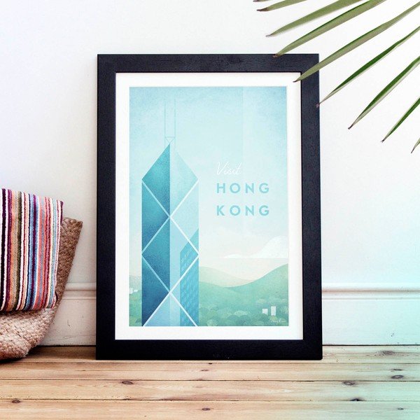 Poster Travelposter Hong Kong, A2-image-1