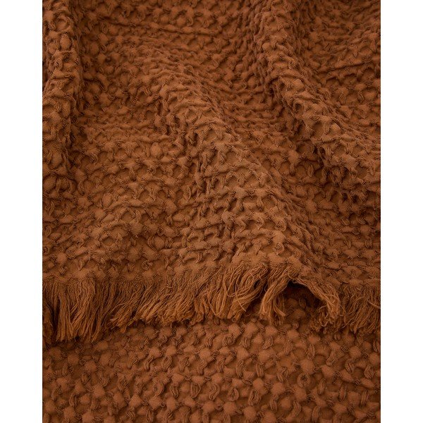 Smeđa deka 130x170 cm Nulina – Kave Home-image-4