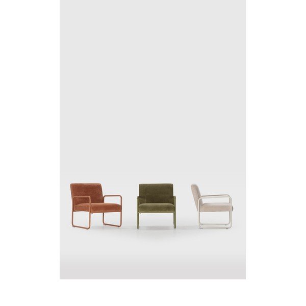 Zelena fotelja od šenila Vince – MOME-image-1