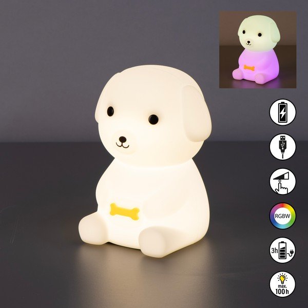 Bijelo noćno svjetlo za djecu Leo – Fischer & Honsel-image-3