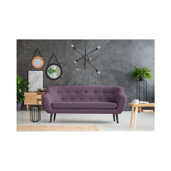 Ljubičasta sofa Mazzini Sofas Pijemont, 188 cm-image-4