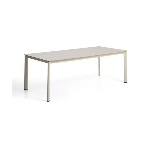 Vrtni stol s kamenom pločom stola 100x220 cm Anafi – Kave Home