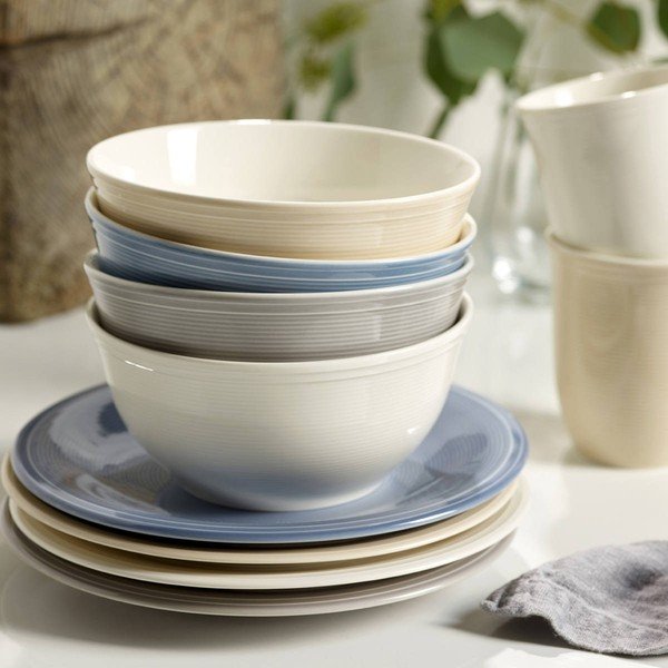 12-dijelni bež set posuđa za doručak Like by Villeroy &amp; Boch Group-image-1