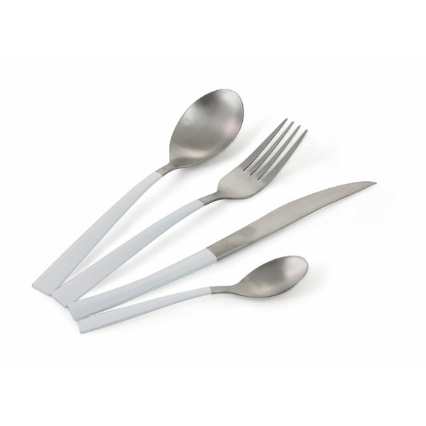 Set pribora za jelo od 24 komada u srebrno bijeloj boji Villa d&#39;Este Inverse