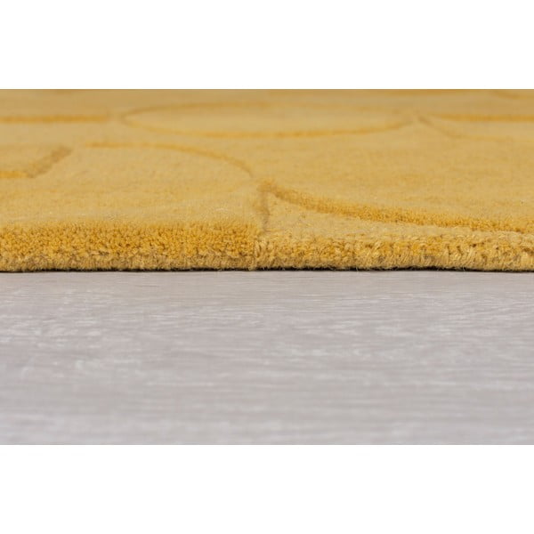 Žuti vuneni tepih Flair Rugs Gigi, 160 x 230 cm-image-4