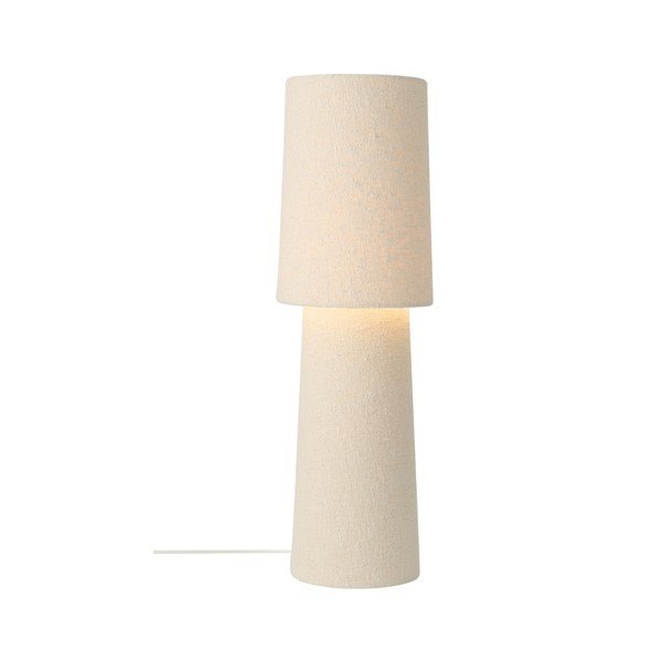 Bijela stolna lampa od boucle tkanine (visina 58 cm) Philo – Ellos Home-image-3