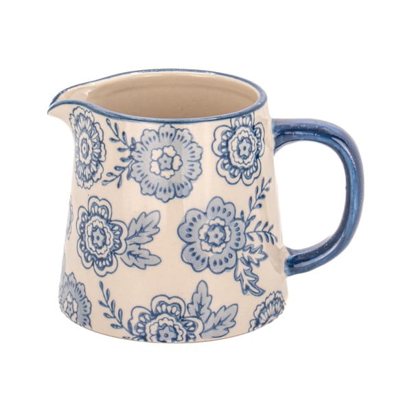 Plavi/bež vrč za mlijeko od kamenine 200 ml Blue Willow – Sass & Belle