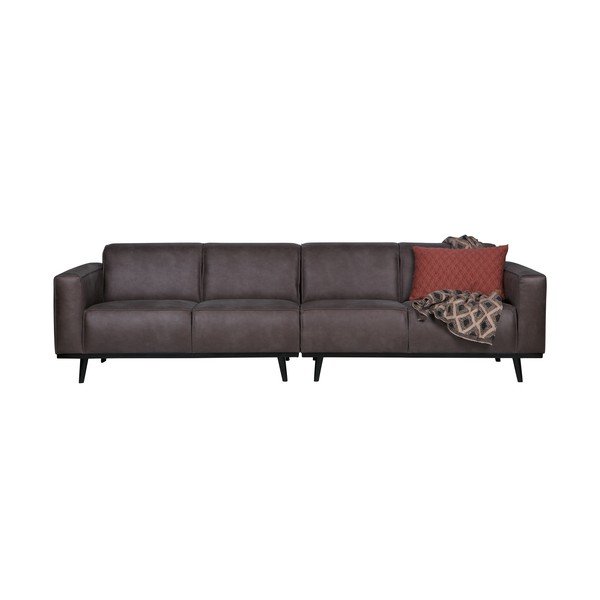 Sivi baršunasti kauč BePureHome Statement, 280 cm-image-2