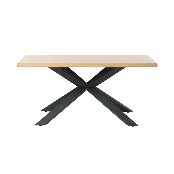 Blagovaonski stol s pločom stola u dekoru hrasta u prirodnoj boji 90x160 cm Arno – Unique Furniture