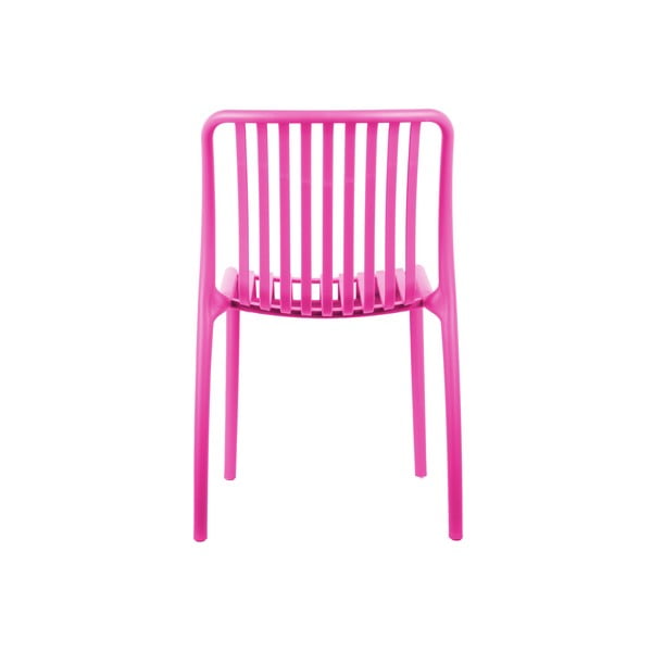 Ružičasta plastična blagovaonska stolica Glee – Leitmotiv-image-1