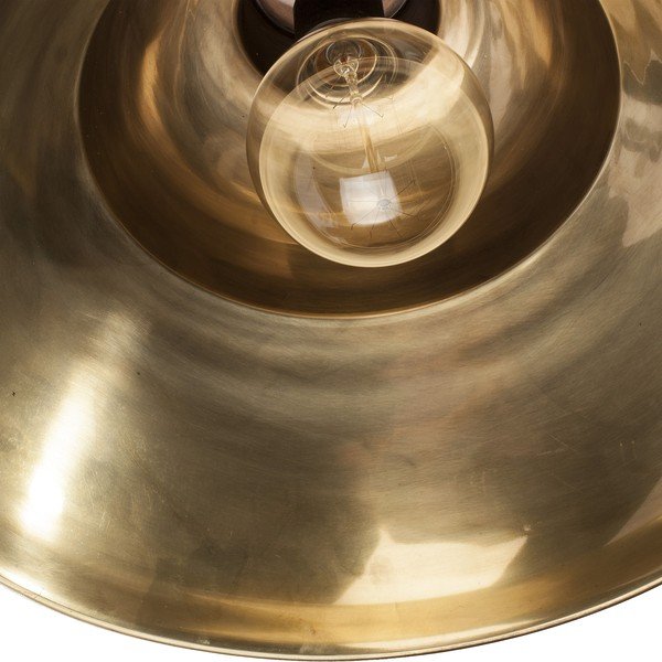 Tamno plava/u zlatnoj boji viseća svjetiljka s metalnim sjenilom ø 40 cm Sublime – HF Living-image-2