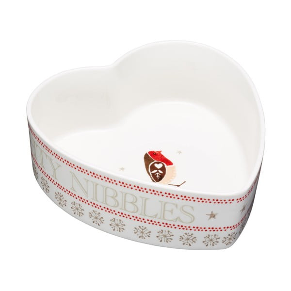 Zdjela za posluživanje u obliku srca Little Red Robin
