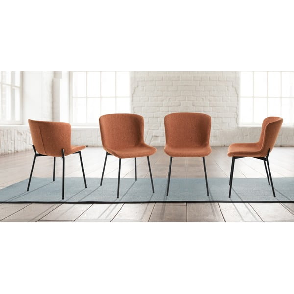 Narančaste blagovaonske stolice u setu 2 kom Snug – Tomasucci-image-2
