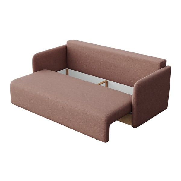 Ružičasta sklopiva sofa 220 cm Chaum – Rodier-image-3