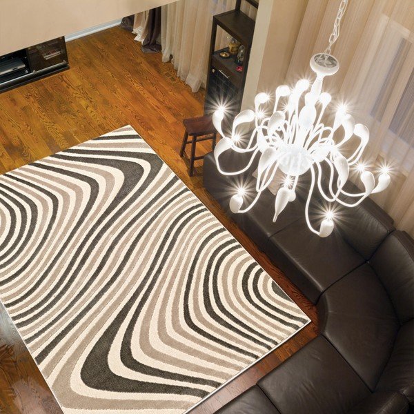 Tepih Webtappeti Reflex Brown Stripes, 290 x 200 cm-image-1