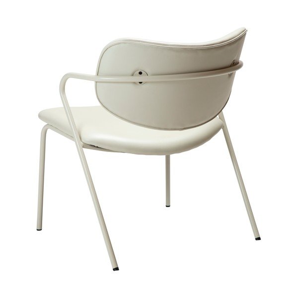 Krem fotelja od imitacije kože Zed - DAN-FORM Denmark-image-3