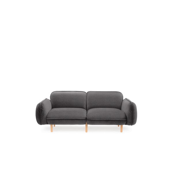 Tamno siva sofa od bouclé tkanine 188 cm Bean – EMKO