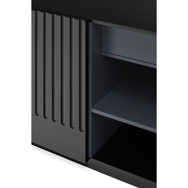 Crna komoda Teulat Doric, širina 150 cm-image-1