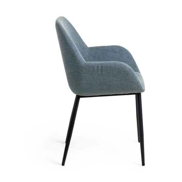 Plava podstavljena blagovaonska stolica Konna – Kave Home-image-4