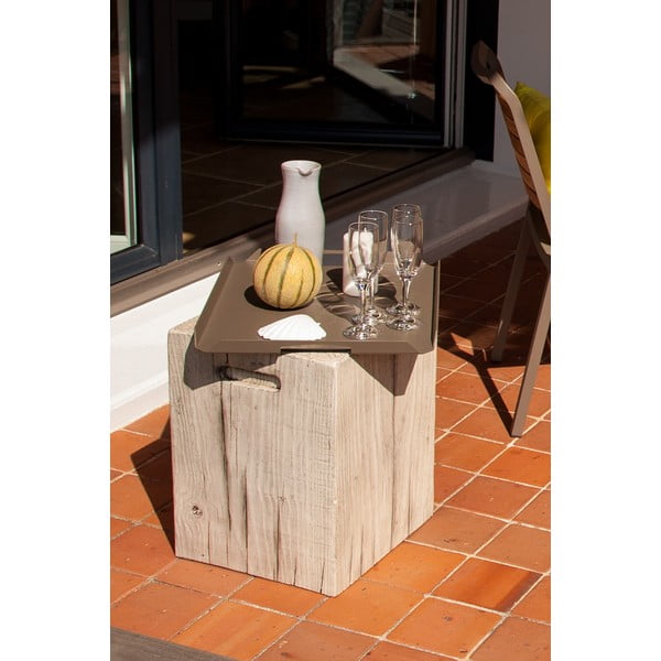 Bijeli vrtni stolić Ezeis Ecotop, 35 x 35 cm-image-1