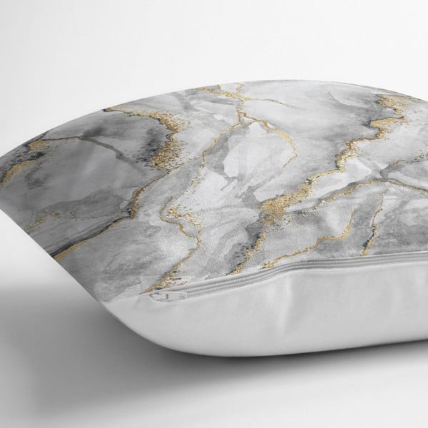Jastučnica Minimalist Cushion Covers Marble With Hint Of Gold, 45 x 45 cm-image-2