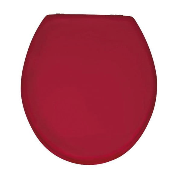 Sjajno crveno WC sjedalo Wenkoo Prima, 41 x 38 cm