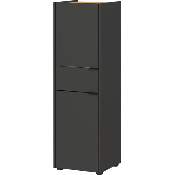Antracitno sivi visok kupaonski ormarić 34x111 cm Forano – Germania-image-1