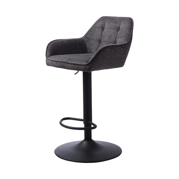Tamno siva barska stolica podesive visine Nolan – Unique Furniture