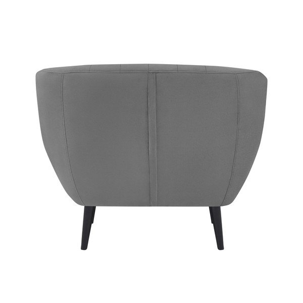 Siva fotelja Mazzini Sofas Toscane, crne noge-image-3