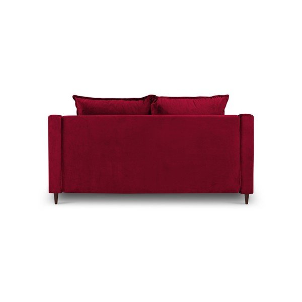 Sofa od crvenog baršuna Mazzini Sofas Freesia, 150 cm-image-3