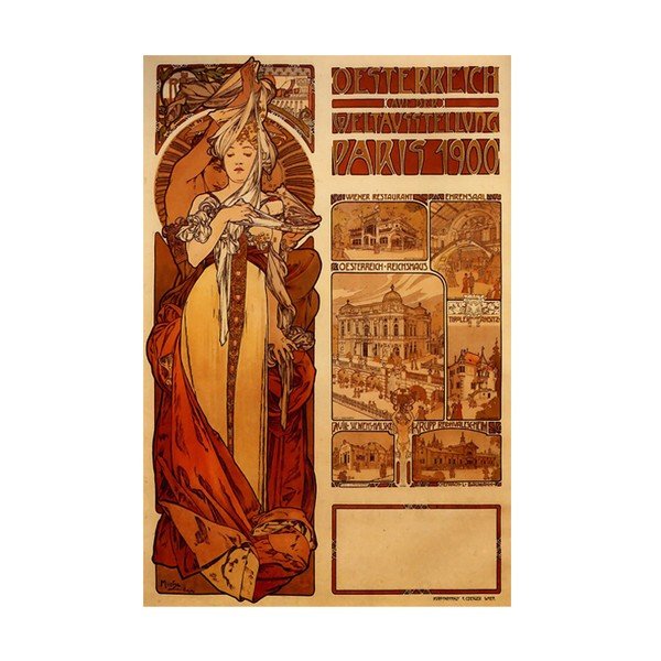 Slika Austrija Alfonsa Muche, 40x60 cm