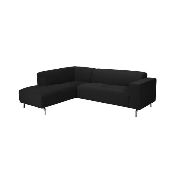 Crna kutna garnitura Windsor &amp; Co Sofas Orion, lijevi kut-image-1