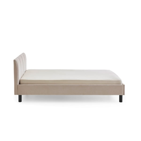 Bež tapecirani krevet bez podnice 120x200 cm Joker – Meise Möbel-image-2