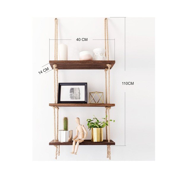 Zidna drvena polica Ayko-image-2
