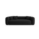 Crna sklopiva sofa 264 cm Martina – Micadoni 