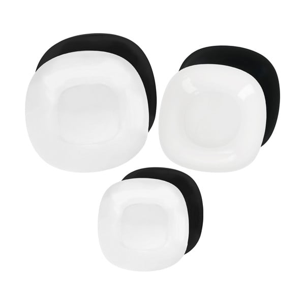 Staklen servis za jelo 18 kom LUNA – Orion